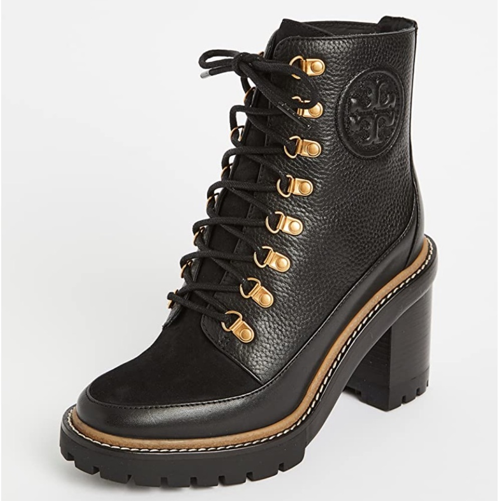 Tory Burch Women's 90mm Miller Lug Sole Booties